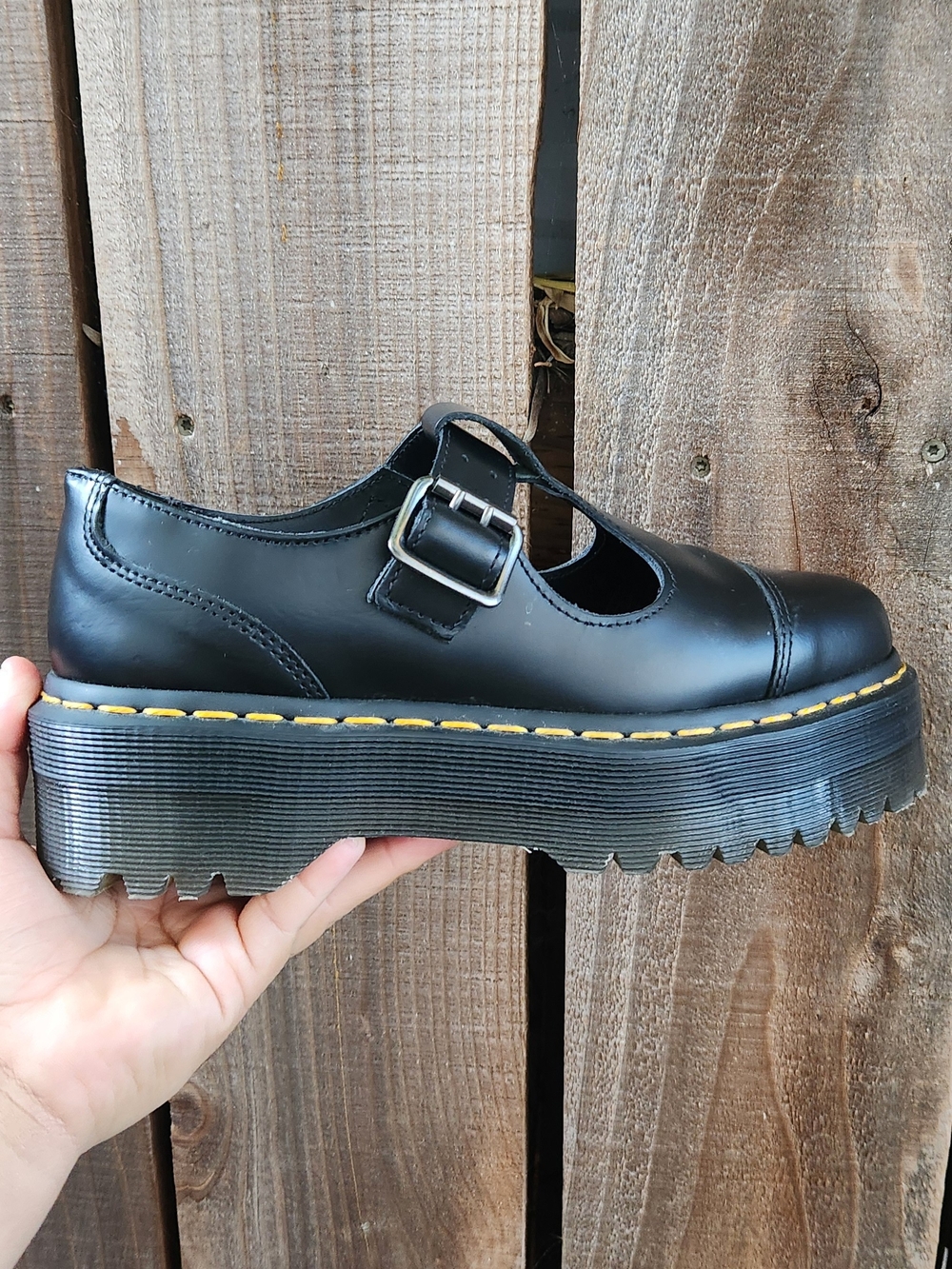 🖤👏🏼Dr. Martens Bethan Black Platform Mary Jane ✨️ - Picture 5 of 12